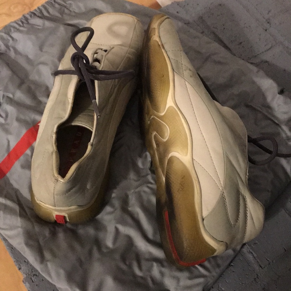 Prada Sport Grey Sneakers- Size 36.5 - Picture 6 of 7